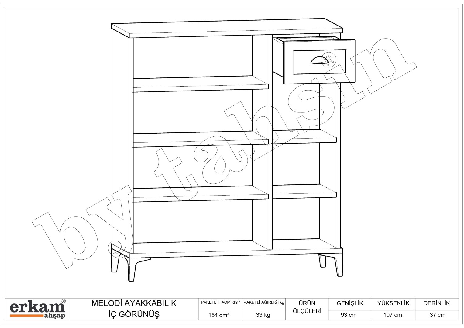 MELODİ AYAKKABILIK (BEYAZ)